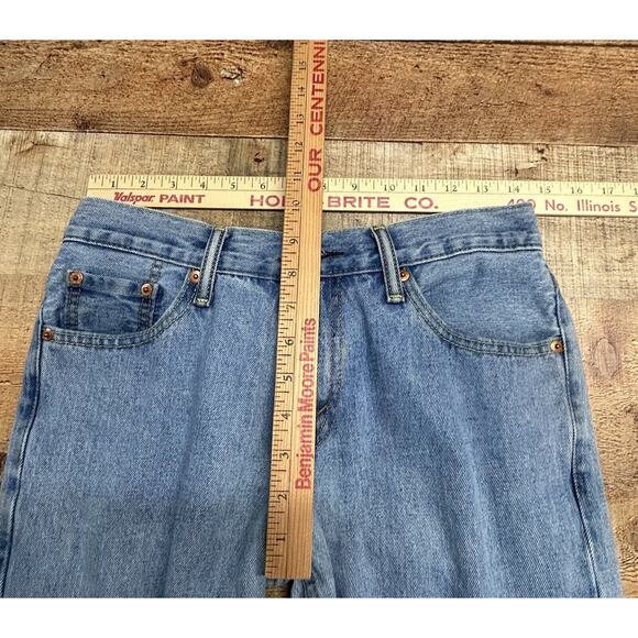 Levis 511 Jeans Mens 30X32 Blue Measures 29X31 Light Wash Straight Leg - Picture 3 of 6